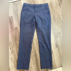 Banana Republic Navy Blue Sloan Fit Ankle Dress Pants - Career Office